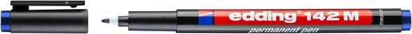 Edding Asetat Kalemi Permanent M Seri 1 MM Mavi 142 M - Resim 2
