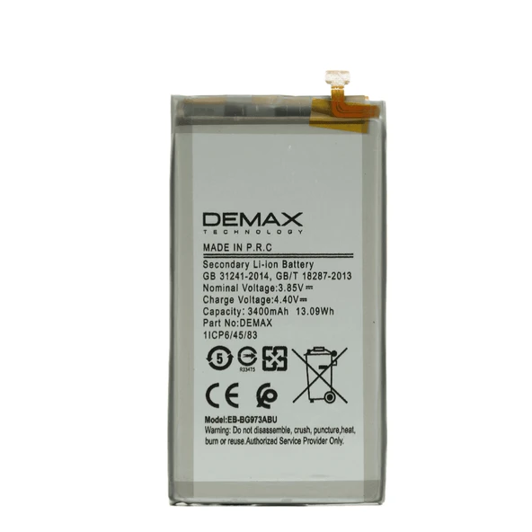 Demax Samsung Galaxy S10 Güçlendirilmiş Batarya EB-BG973ABU ürün görseli