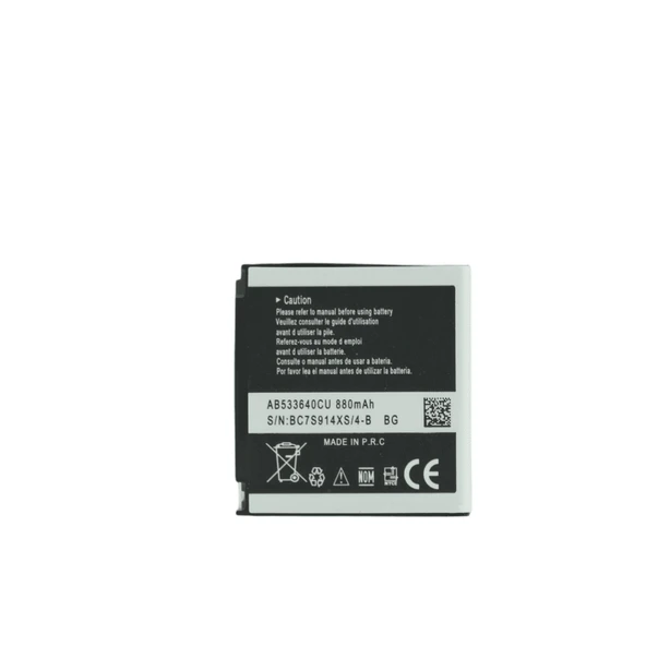 Demax Samsung S3600 Güçlendirilmiş Batarya AB533640CU