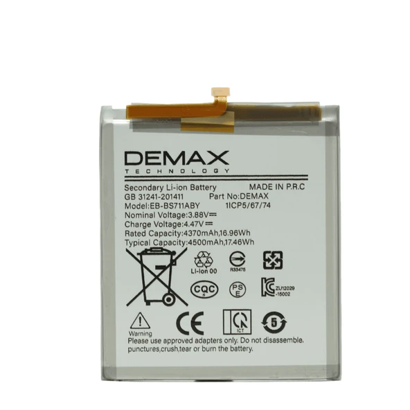 Demax Samsung Galaxy S23 FE Güçlendirilmiş Batarya EB-BS711ABY ürün görseli