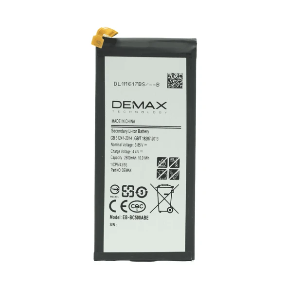 Demax Samsung Galaxy C5 Güçlendirilmiş Batarya EB-BC500ABE ürün görseli