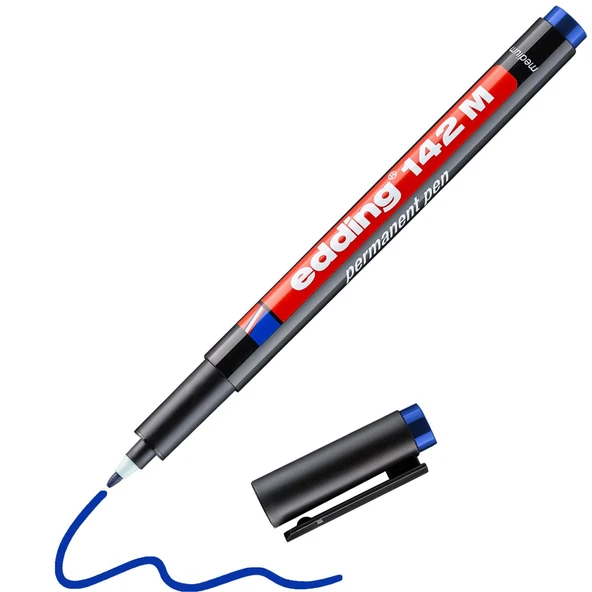 Edding Asetat Kalemi Permanent M Seri 1 MM Mavi 142 M