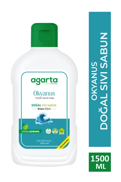Agarta Doğal Okyanus Sıvı Sabun 1500 Ml