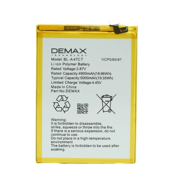 Demax General Mobile GM23 Güçlendirilmiş Batarya BL-A47CT ürün görseli