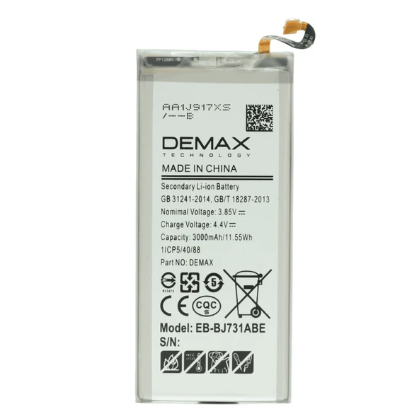 Demax Samsung Galaxy C8 Güçlendirilmiş Batarya EB-BJ731ABE ürün görseli