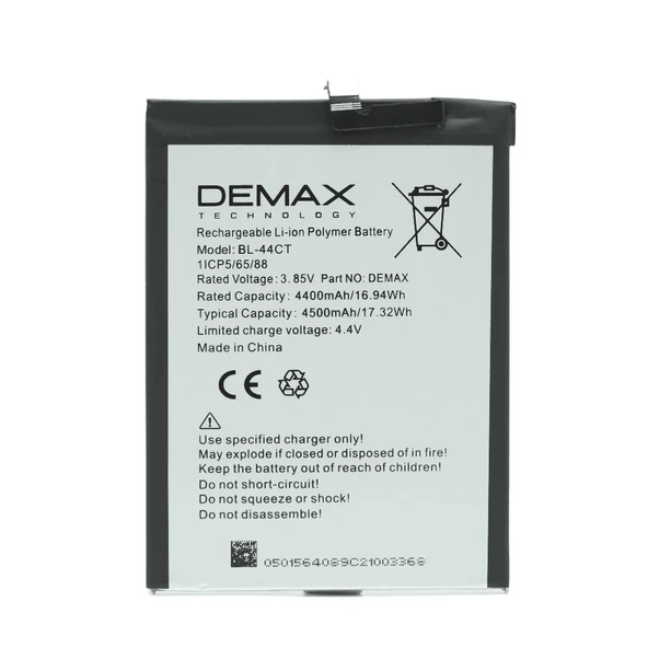 Demax Tecno Camon 16 Premier Güçlendirilmiş Batarya BL-44CT ürün görseli