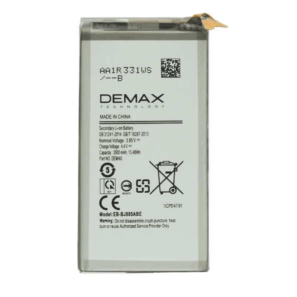 Demax Samsung Galaxy J810 Güçlendirilmiş Batarya EB-BJ805ABE ürün görseli