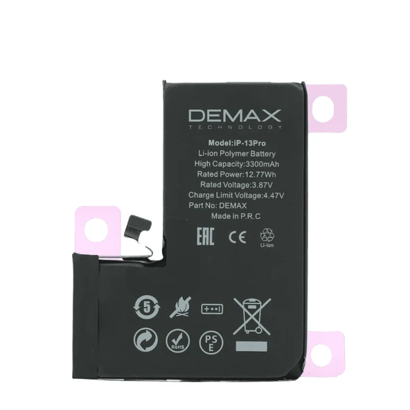 Demax İphone 13 Pro Güçlendirilmiş Yüksek Kapasiteli Batarya 3300 mAh ürün görseli