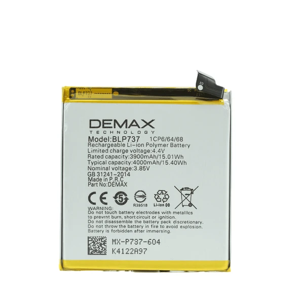 Demax Oppo Reno Z2 Güçlendirilmiş Batarya BLP737 ürün görseli
