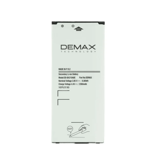 Demax Samsung Galaxy A310 2016 Güçlendirilmiş Batarya EB-BA310ABE ürün görseli