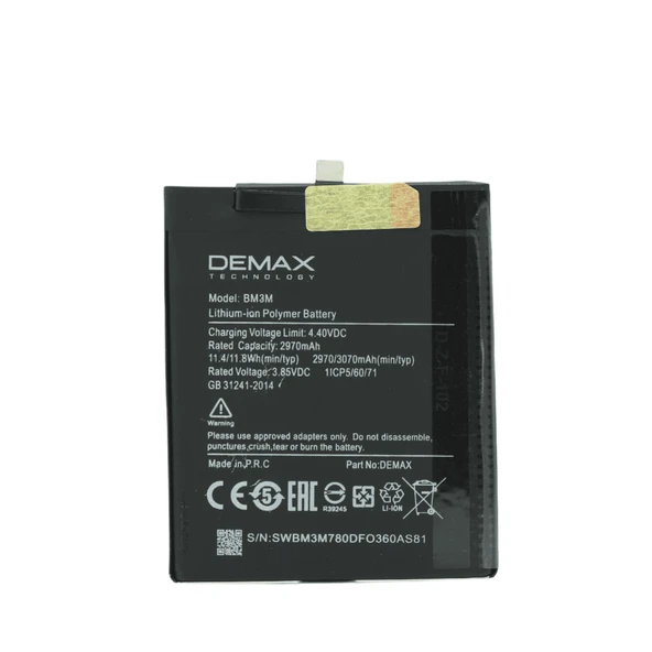 Demax Xiaomi Mi 9 SE Güçlendirilmiş Batarya BM3M - 1
