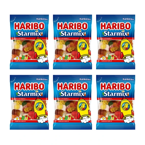 Haribo Starmix 80 gr x 6 Adet