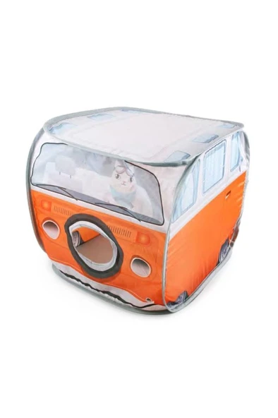 AFP Vintage Kedi Evi Minibüs75x58x58 cm