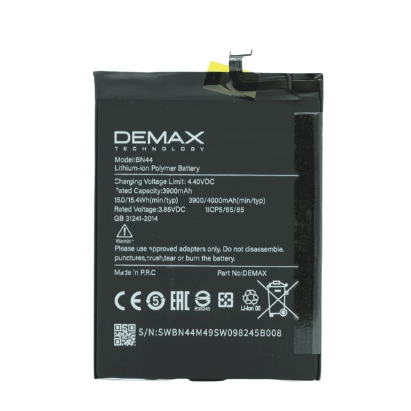Demax Xiaomi Redmi 5 Plus Güçlendirilmiş Batarya BN44