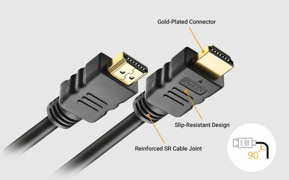 Aten 2L-7D03H 3 m Yüksek Hızlı Gerçek 4K HDMI Kablosu - 5