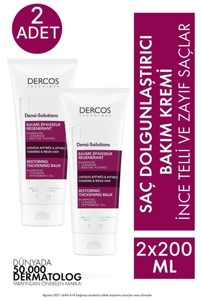 Vichy Dercos Densi Solutions Balm 200 ml 2 Adet