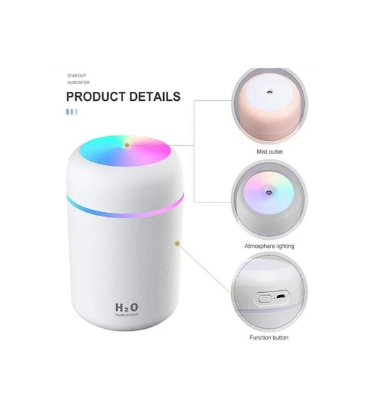 Blic 300ml Işıklı Aroma Yayıcılı Hava Nemlendirici CM-9S - 3