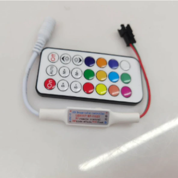El kumandası SP104E RGB uzaktan kumanda LED ışık Remote controller kontrol 5metre DC 5-24V