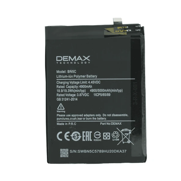 Demax Xiaomi Poco M4 Pro Güçlendirilmiş Batarya BN5C ürün görseli