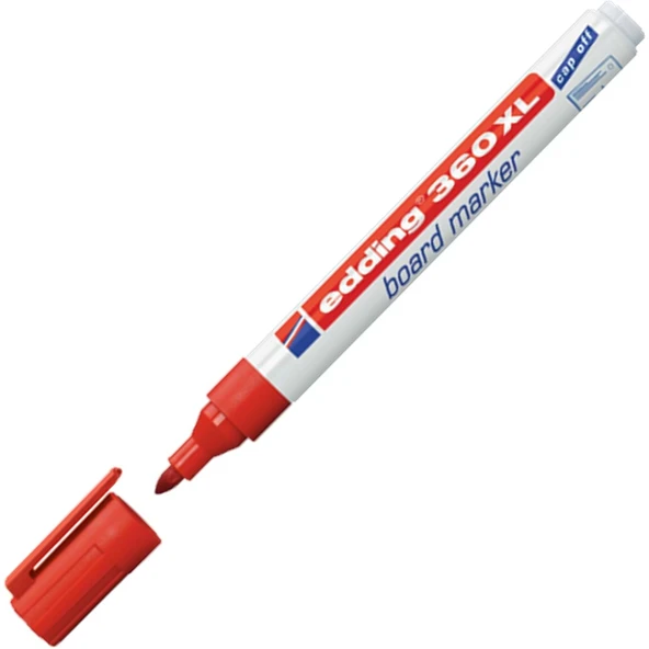 Edding Tahta Kalemi Yuvarlak Uçlu Kırmızı 360 XL