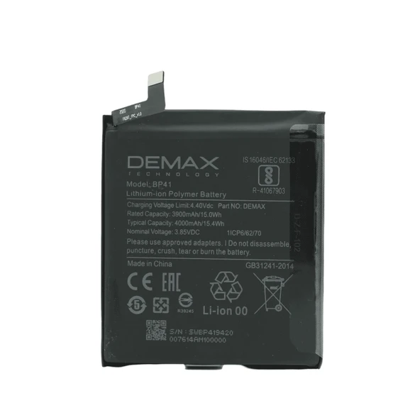 Demax Xiaomi Mi 9T Güçlendirilmiş Batarya BP41 ürün görseli