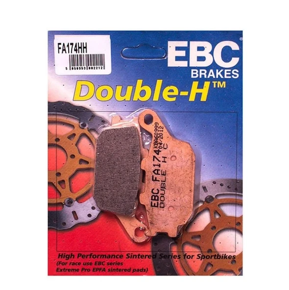 Yamaha Yzf R6 2003-2016 Arka Fren Organik 1 Takım Balata  Ebc Sinter Metal ürün görseli 1