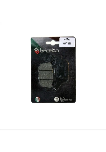 Honda Cbr 650 R Arka Fren Organik 1 Takım Balata  Brenta - Resim 3