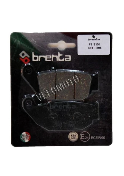 Honda CB 250 R Arka Fren Organik 1 Takım Balata  Brenta ürün görseli 1