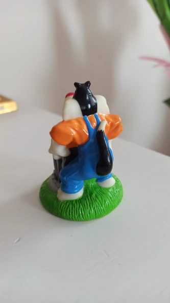 vintage sylvester orijinal yumuşak figür & 7 cm - 2