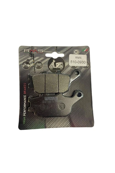 KAWASAKI Z 1000 2007-2009 ARKA FREN Organik 1 Takım Balata  RMS - Resim 3