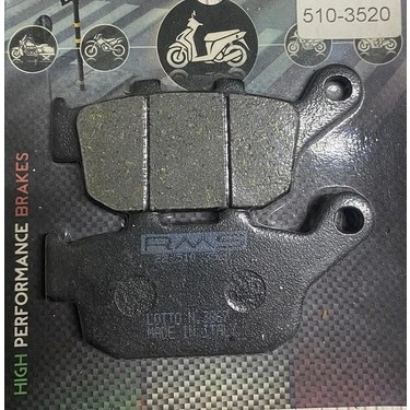 Honda CB 650 R Arka Fren Organik 1 Takım Balata  RMS - Resim 3