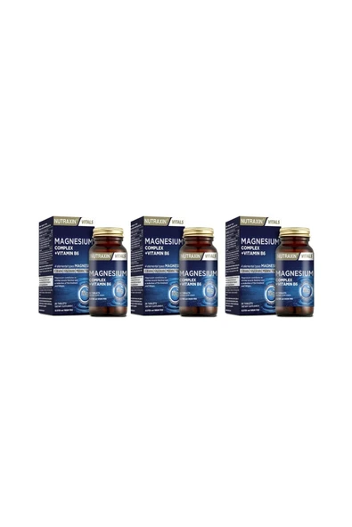 NUTRAXİN Magnezyum Complex 60 Tablet 250 Mg 3 Adet