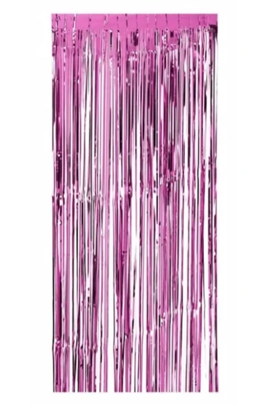 Folyo Perde 100*200cm Pembe