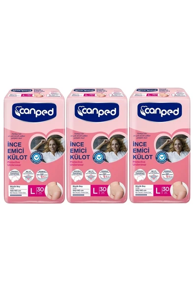 CANPED İnce Emici Külot Büyük-Large 90 Lı