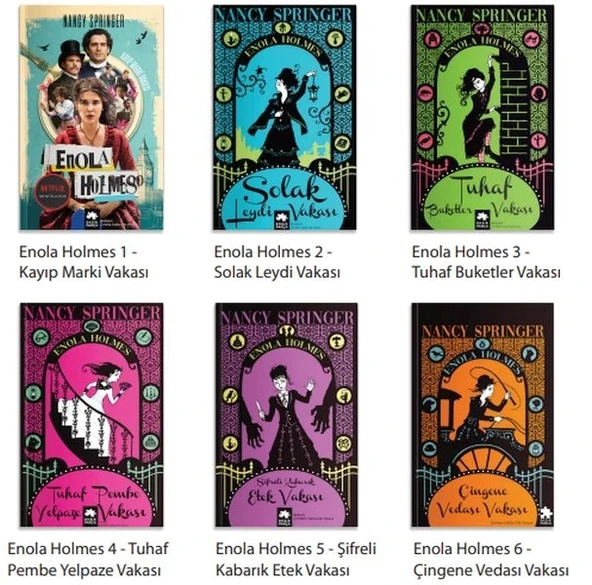 Enola Holmes 6 Kitap Set