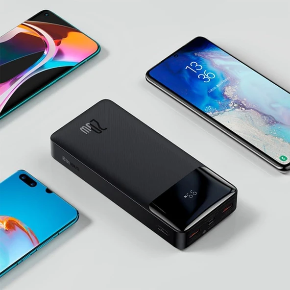 Baseus Bipow Overseas Edition Siyah 20000 mAh Hızlı Şarj Powerbank Teşhir - 2
