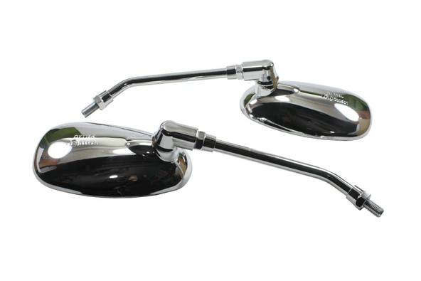 Motosiklet Ayna 1 Takım Nikel Oval 8 mm
