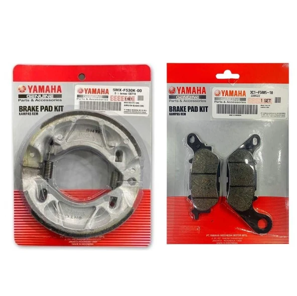 Yamaha Delight 115 Fren Balata Takımı Ön Ve Arka ürün görseli 1