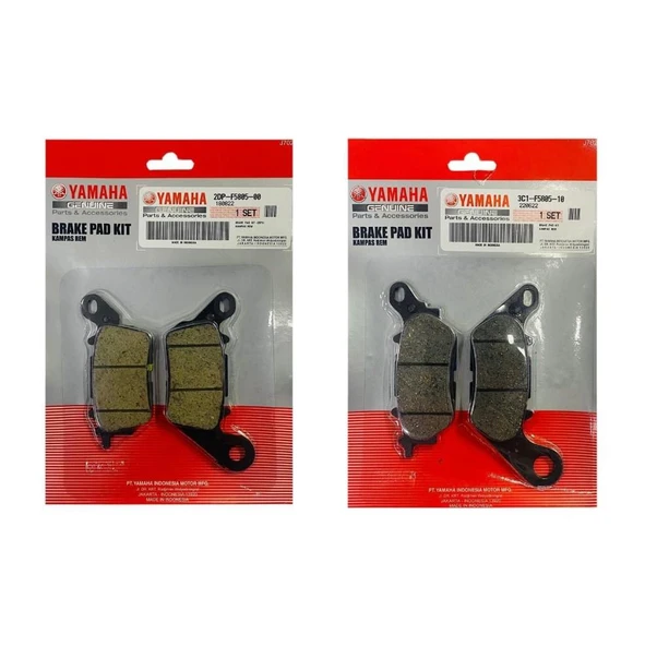 Yamaha NMAX 125-155 Fren Balata Balata Takımı Ön Ve Arka ürün görseli 1