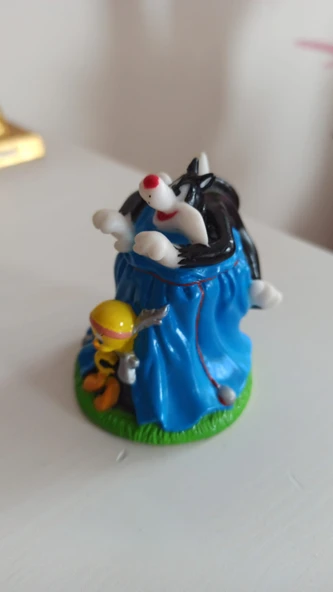 vintage tweety ve slyvester orijinal figür oyuncak & 7 cm - 4