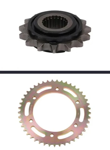 Yamaha Ybr 250 Zincir Dişli Seti Oringli Zincir ürün görseli 1