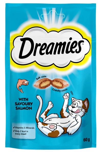Dreamies Somon Balıklı Kedi Ödülü 6x60 gr - 2