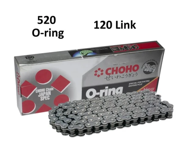 Motosiklet Zincir 520 Oringli 120 Bakla ürün görseli 1