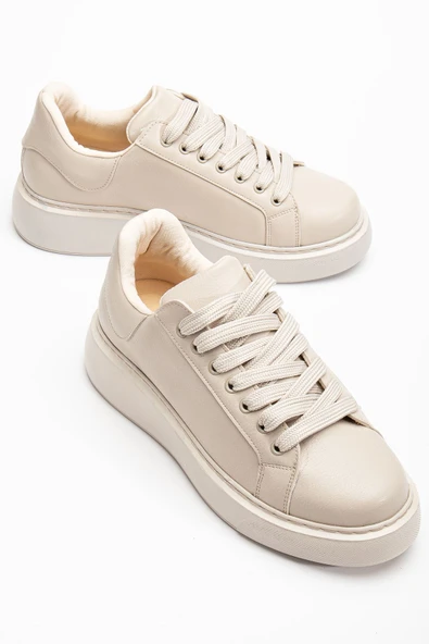 Berny Kadın BeJ Cilt Spor Ayakkabı - 3