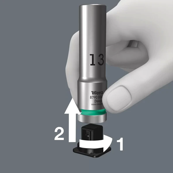 Wera B 1 Uzun 3/8" Lokma Takımı 05004545001 - 8