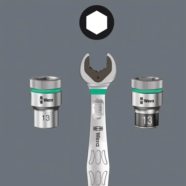 Wera 8740 B HF 1 inç 3/8" Lokma Takımı 05003181001 - 4