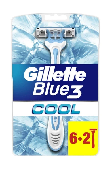Gillette Blue 3 Cool Kullan At Tıraş Bıçağı 8'li