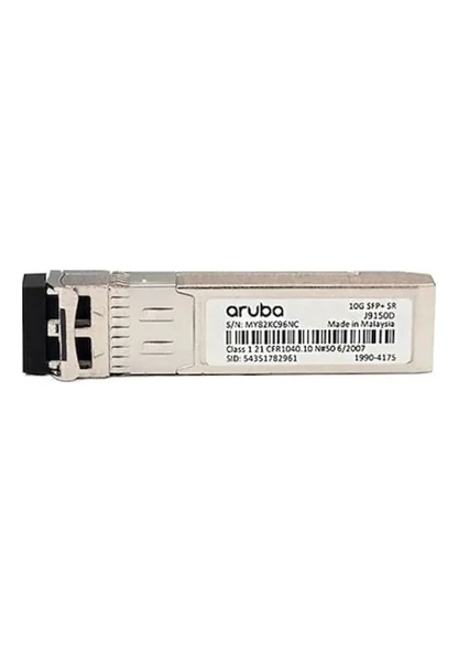 HPE Aruba 10G SFP+ LC SR 300m MMF XCVR J9150D