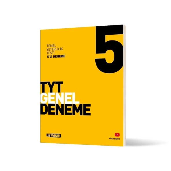 Hız Yayınları TYT 5 Lİ GENEL DENEME