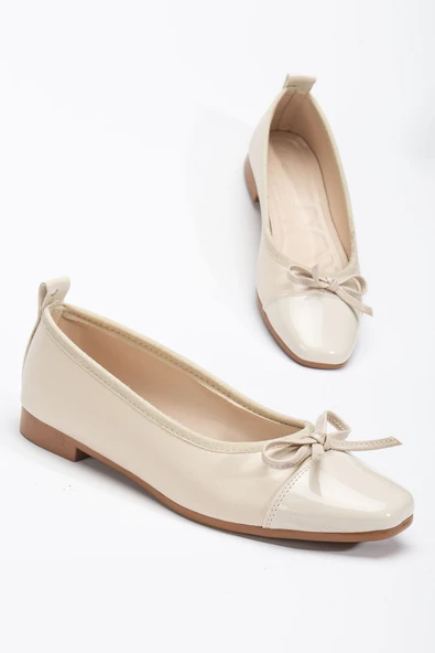 Lucas Kadın Bej Fiyonk Detaylı Günlük Babet